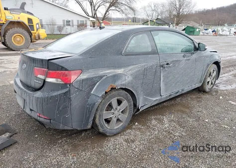 2010 Kia Forte Koup Ex from USA, damaged, VIN KNAFU6A24A5264065